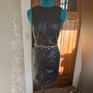 Vintage 80s Metal Heart Belt